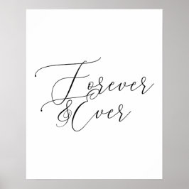 Poster pour toujours et pour toujours