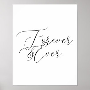 Poster pour toujours et pour toujours