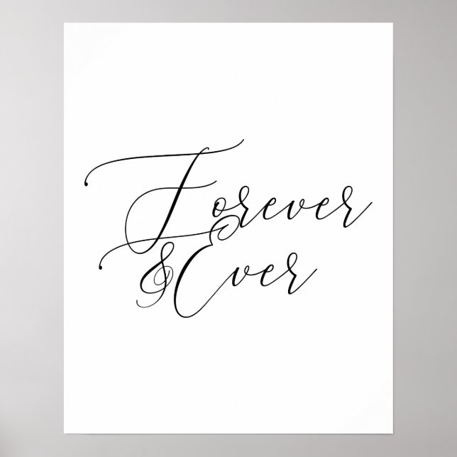 Poster pour toujours et pour toujours (Devant)