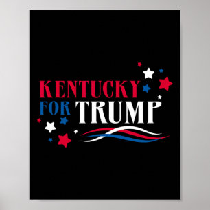 Poster Pour Trump 2024 Re Élection Président Vote