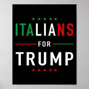 Poster Pour Trump Tee Pro Trump Italiano