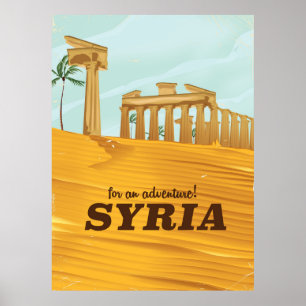 Poster Pour une aventure ! Syrie Temple de Bel