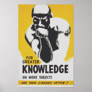 Poster Pour une meilleure connaissance, utilisez souvent