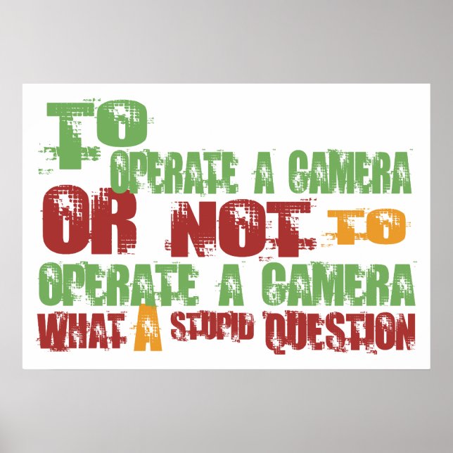 Poster Pour utiliser une caméra (Devant)