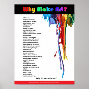 Poster Pourquoi faites l'art ?