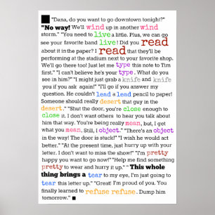 Poster Pourquoi il est si difficile d'apprendre l'anglais