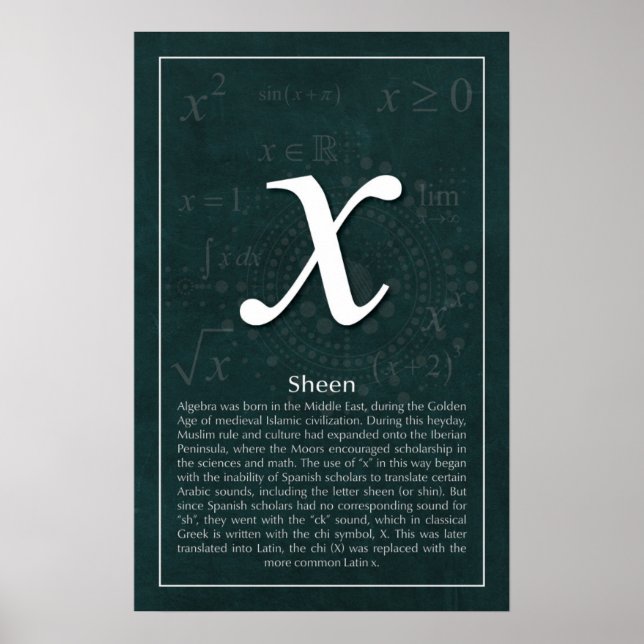 Poster Pourquoi X ? (Devant)