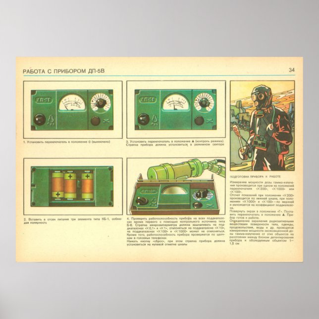 Poster poursuite du dosimètre (Devant)