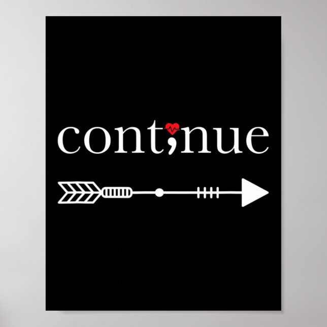 Poster Poursuivre le projet de sensibilisation au suicide (Devant)