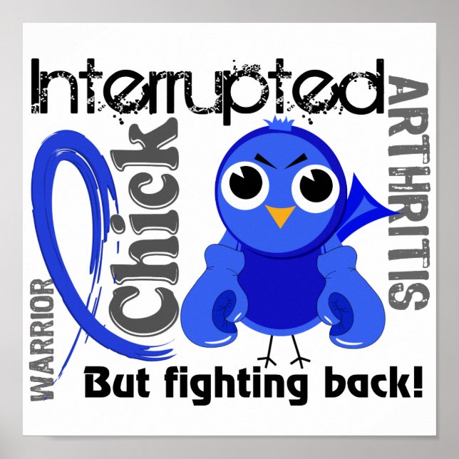 Poster Poussette Interrompue 3 Arthrite (Devant)