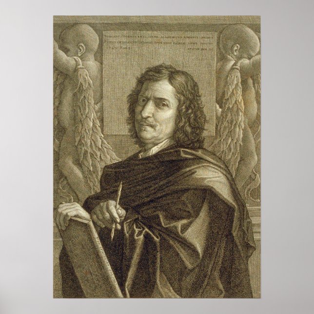 Poster Poussin - Autoportrait (Devant)