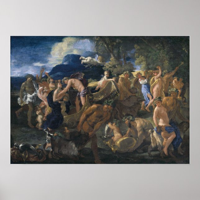 Poster Poussin - Bacchanal (Devant)