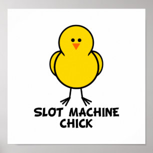 Poster Poussin de machine à sous