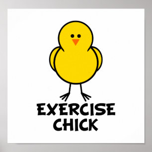 Poster Poussin d'exercice