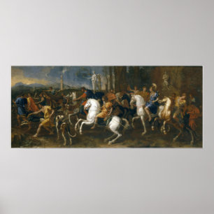 Poster Poussin - La chasse de Méléagre