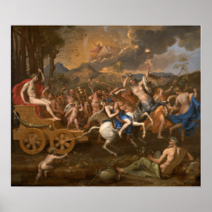 Poster Poussin - Le Triomphe De Bacchus