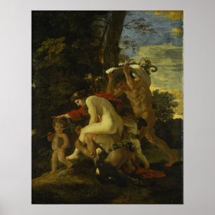Poster Poussin - Scène Bacchique