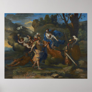 Poster Poussin - Vénus Montrant Ses Armes