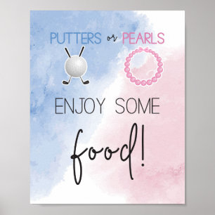 Poster Pouttes ou poires Appréciez un signe alimentaire