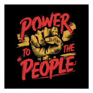 Poster Pouvoir au peuple