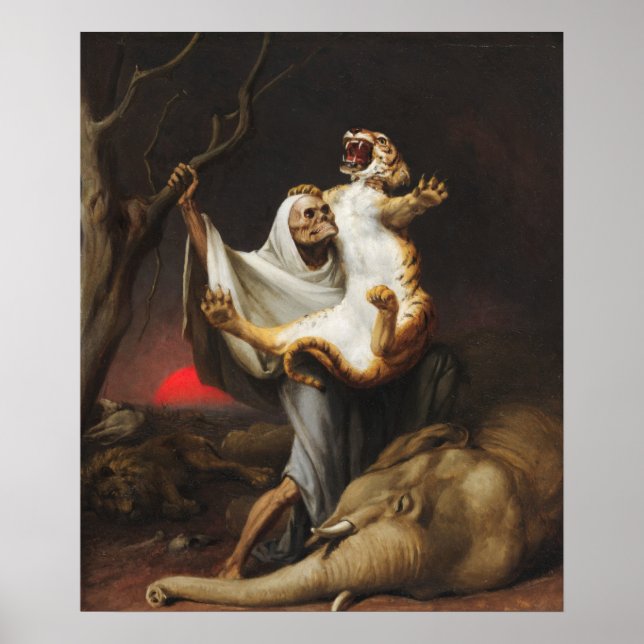 Poster Pouvoir de la mort par William Holbrook Beard (Devant)