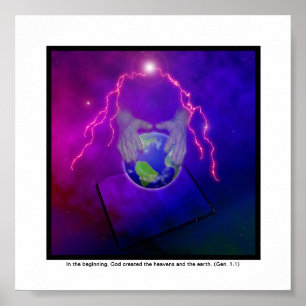 Poster Pouvoir des dieux Parole sur bkgd