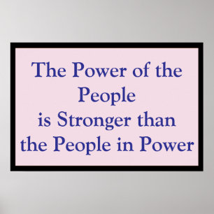 Poster Pouvoir du Peuple