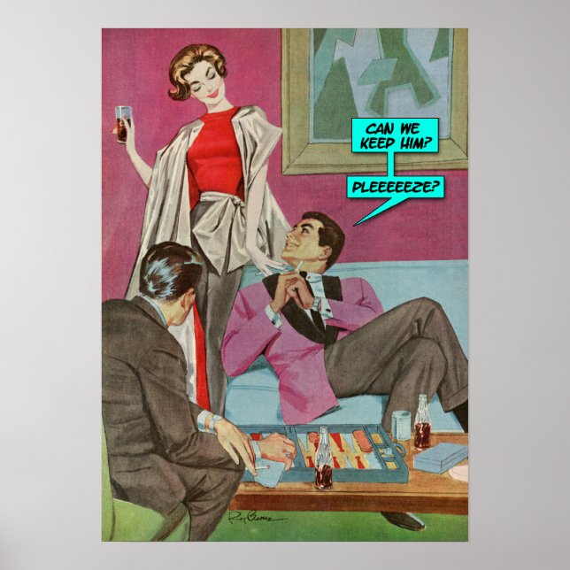 Poster Pouvons-Nous Le Garder ? [poster drôle] (Devant)