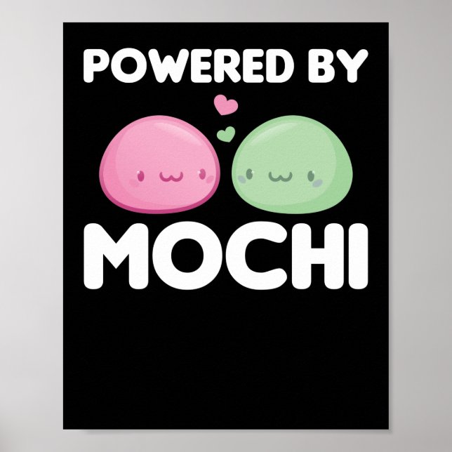 Poster Powered By Mochi - Kawaii Mochi Ice Cream (Devant)