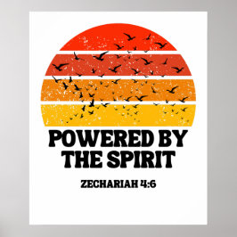 Poster Powered by the Spirit - Zacharie 4:6