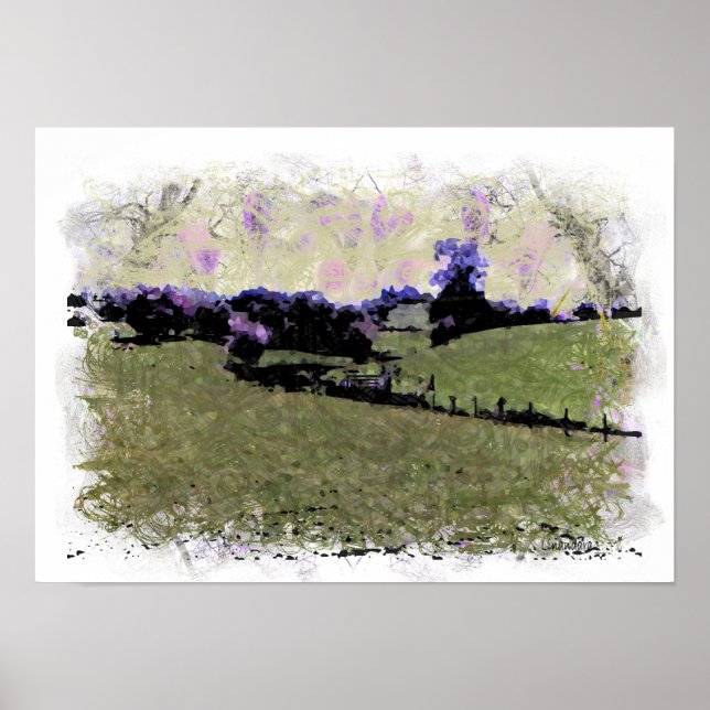 Poster Powys Doodle (Devant)