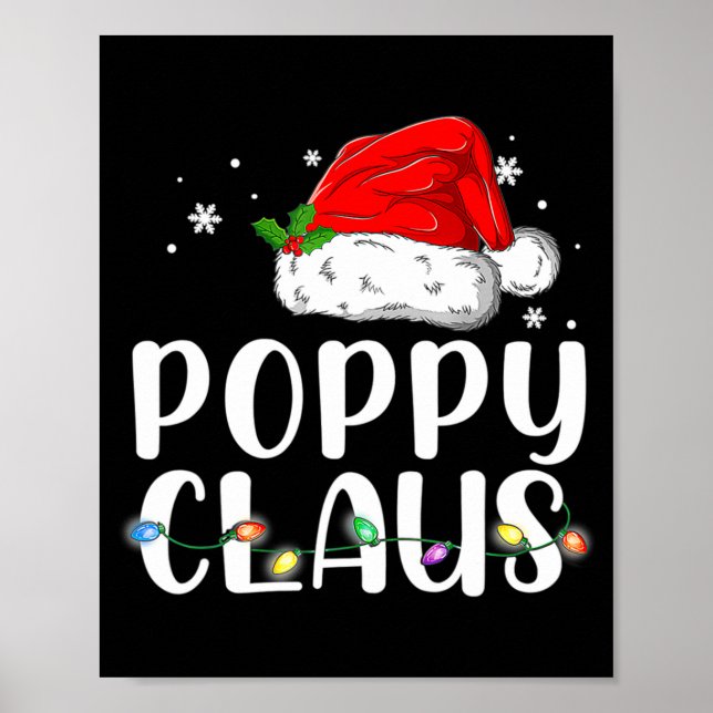 Poster Ppy Claus Santa Christmas Matching Family  (Devant)