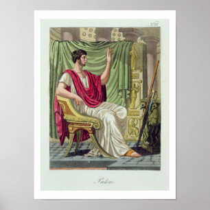 Poster Praetor, n° 38 de 'Rome antique', gravée par L