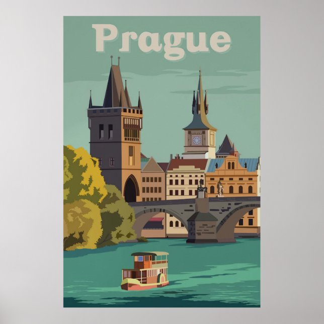 Poster Prague (Devant)