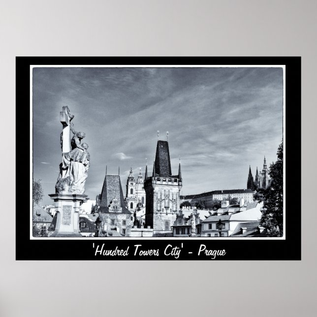 Poster Prague - Cent Tours Ville (Poster) (Devant)