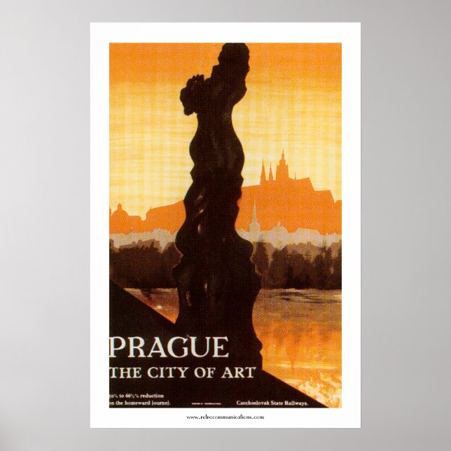 Poster Prague - La Cité des Arts (Devant)
