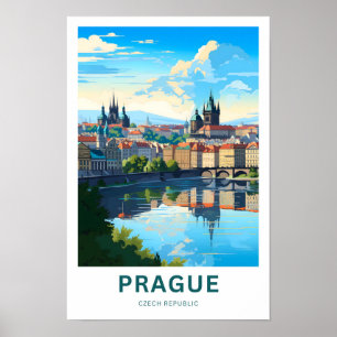 Poster Prague République tchèque Imprimer