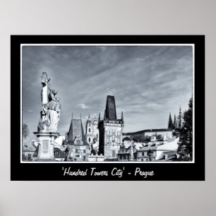 Poster Prague - Ville aux Cent Tours (Affiche)