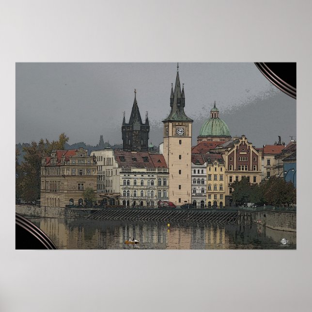 Poster PRAGUE - Vltava (Devant)