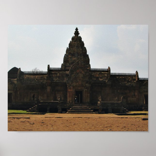 Poster Prasat Hin Phanom Rung, Buriram, Isaan, Thaïlande (Devant)