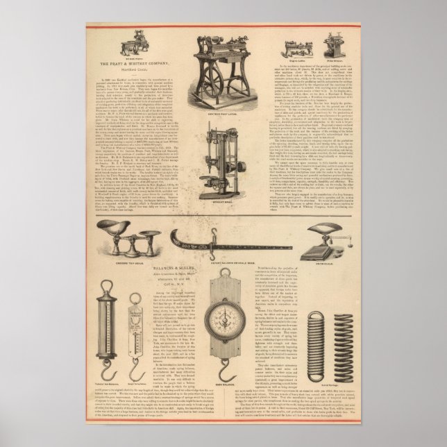 Poster Pratt and Whitney Company (Devant)