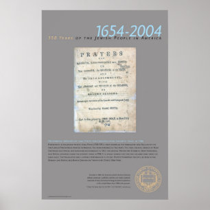 Poster Prayerbook a préparé par Isaac Pinto