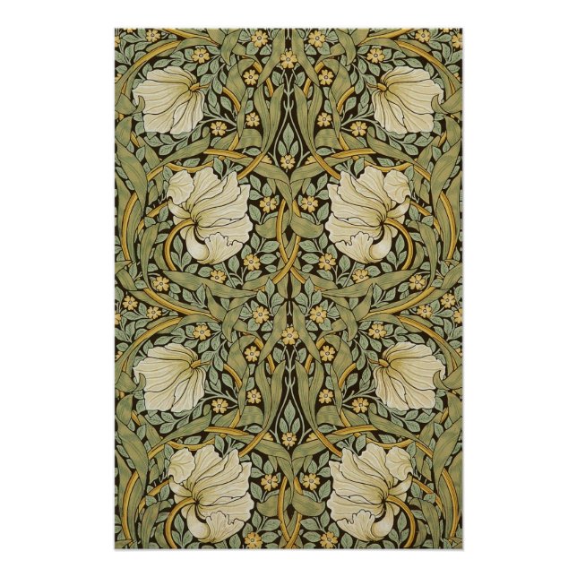 Poster Pré-raphate de William Morris Pimpernel Vintage (Devant)