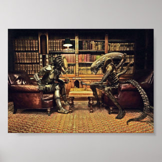 Poster Predator contre Alien Jeu II