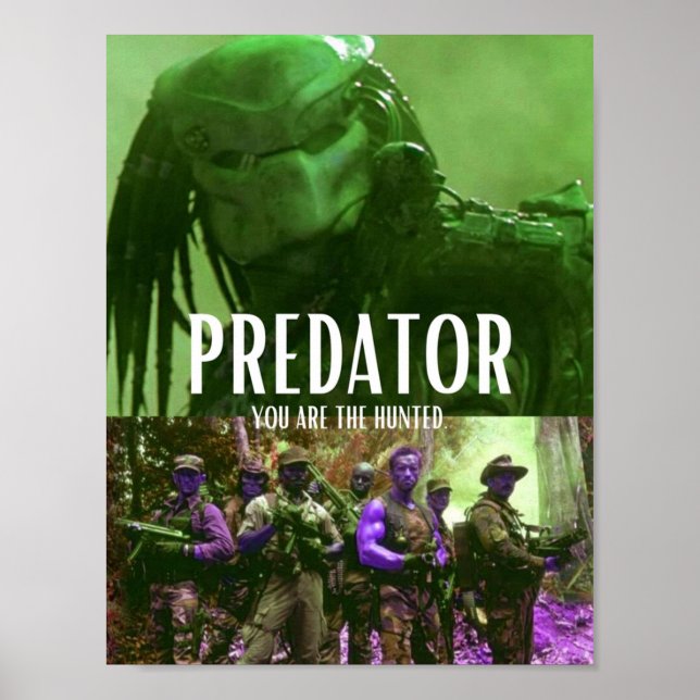Poster Predator Vous êtes la chasse (Devant)