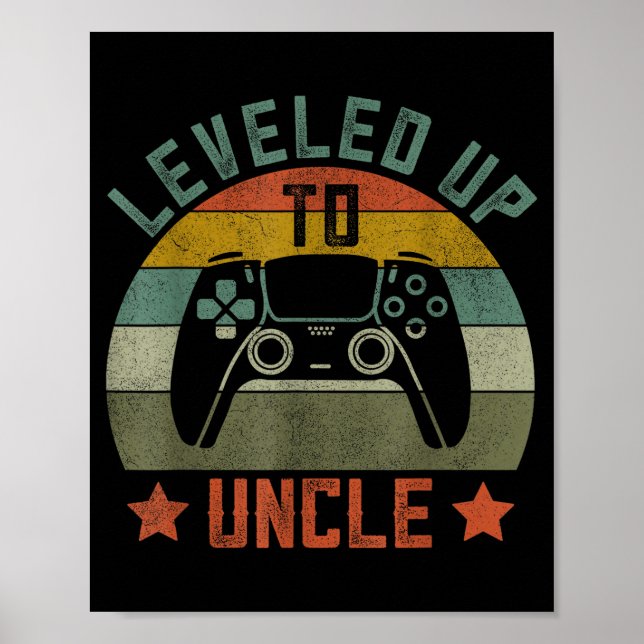 Poster Pregnancy Announcement Gamer Apparel, Funny New Un (Devant)