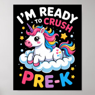 Poster Premier Jour De Maternelle Je Suis Prêt À Ecraser