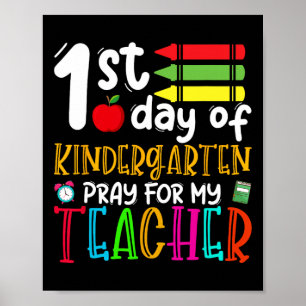 Poster Premier Jour D'Enfance Priez Pour Mon Professeur D