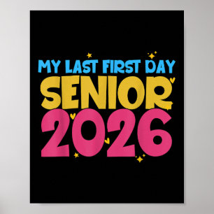 Poster Premier Jour Supérieur De L'École Mon Dernier Prem