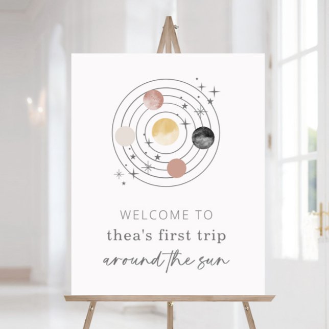 Poster Premier Voyage Autour De L'Affiche de bienvenue Su (Créateur téléchargé)